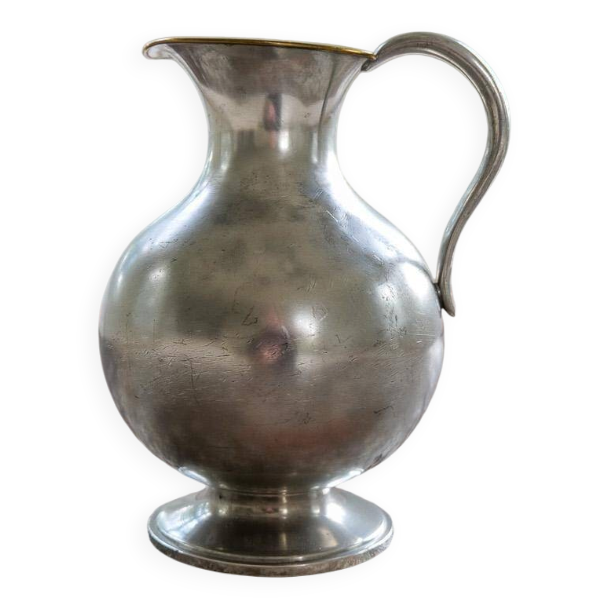 Vase / Sculptural Decanter Art Deco in Tin Sweden GAB 1930s