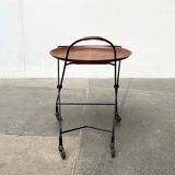 Modern folding teak trolley from the mid-century, Sweden, 1960s