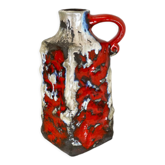 Vase en poterie en céramique de lave grasse Heinz Siery Carstens Tönnieshof, Allemagne, années 1970