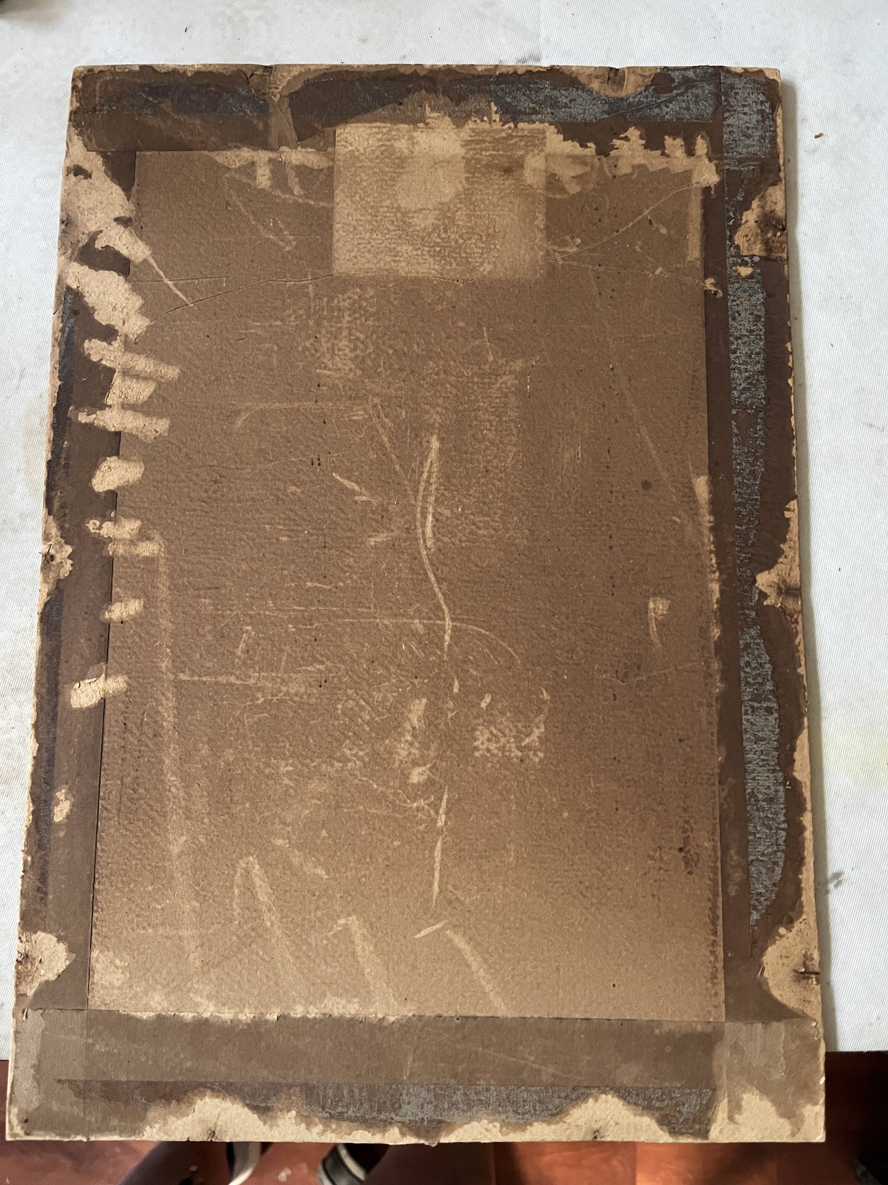 Watercolor landscape from the late 19th century, Bakhuijzen van de Sande