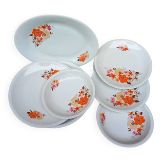 39-piece dinnerware set in genuine luxury porcelain adp