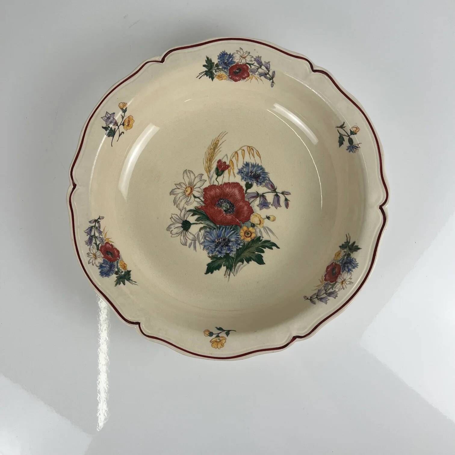 "Low bowl 'Agreste' Sarreguemines, 20th century."
