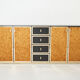 Italian cork and brass sideboard 1770s