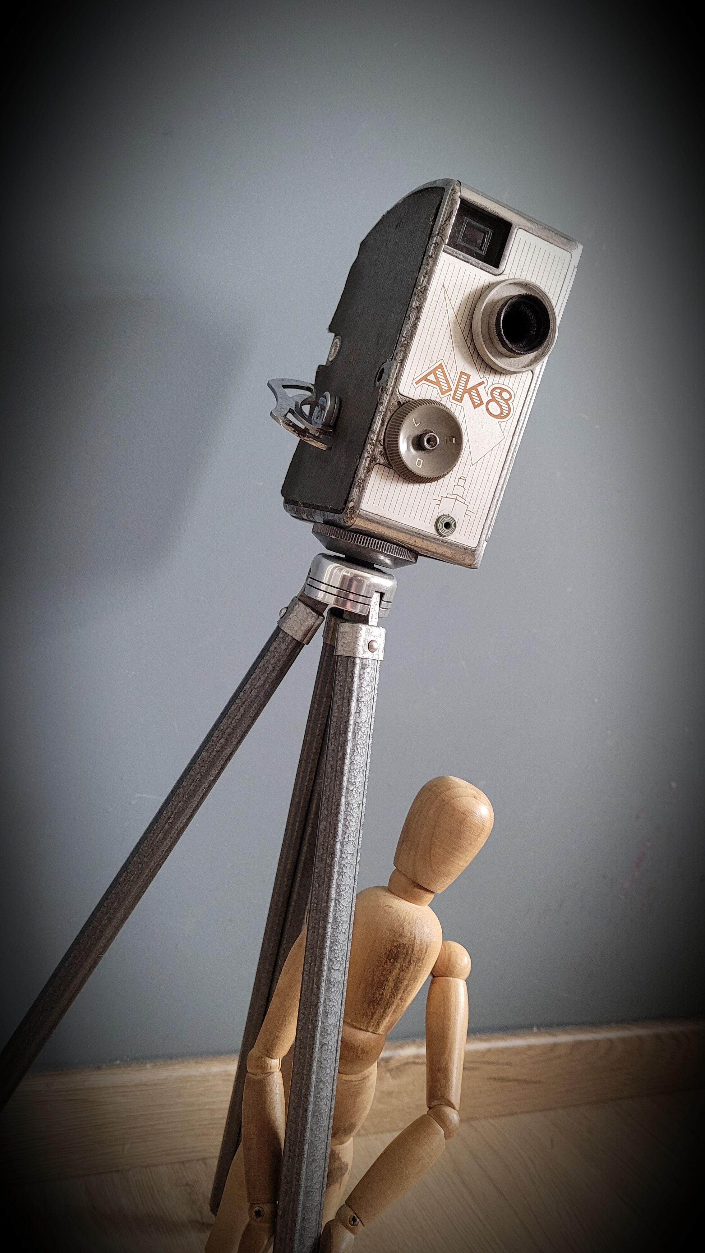 AK8 camera on tripod