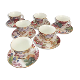 Coffee service in porcelain stamped Duchess