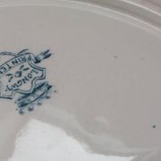 Longwy ceramic sauce boat spring model