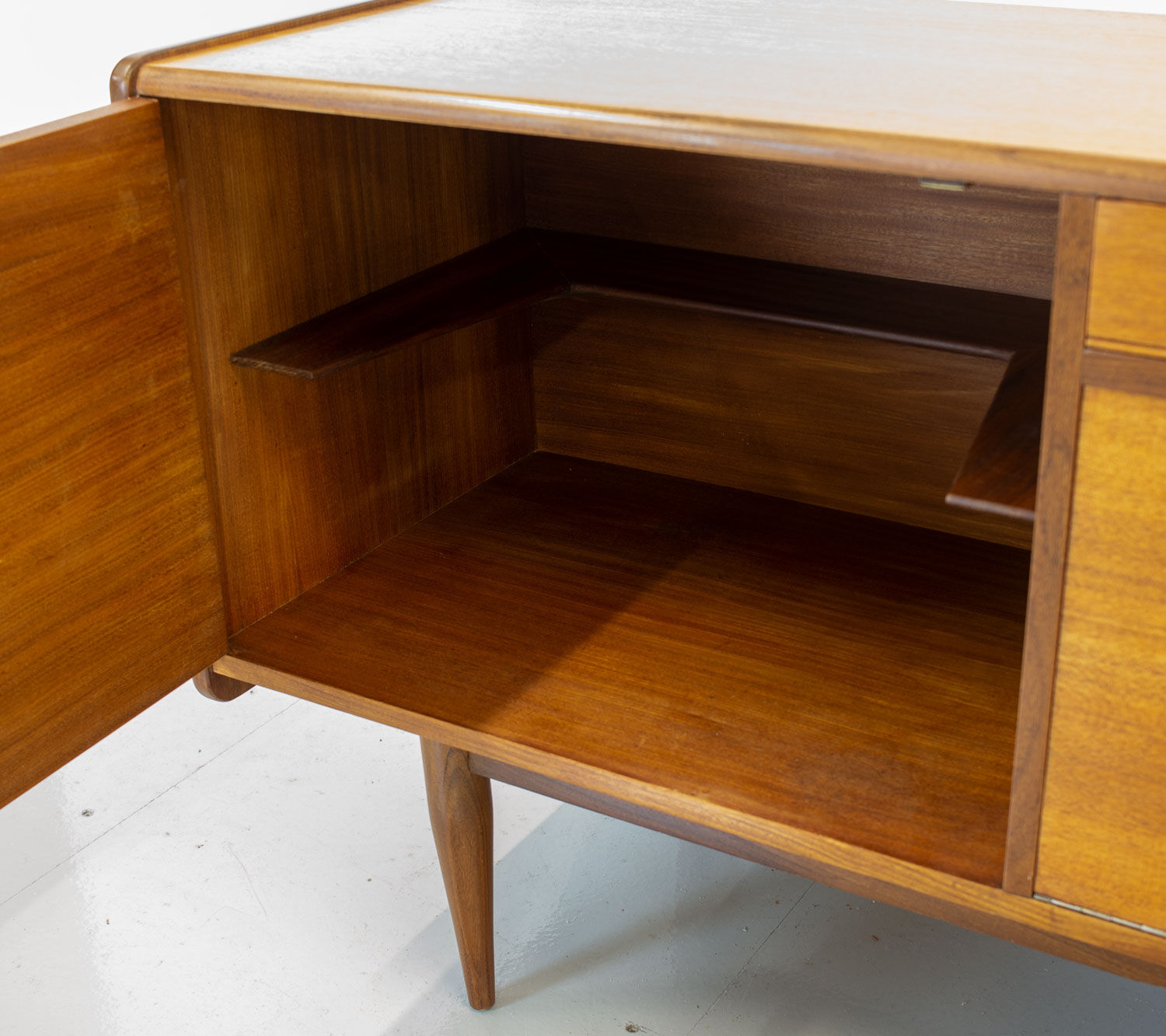 1960s Teak & Afromosia Sideboard designed by Robert Heritage