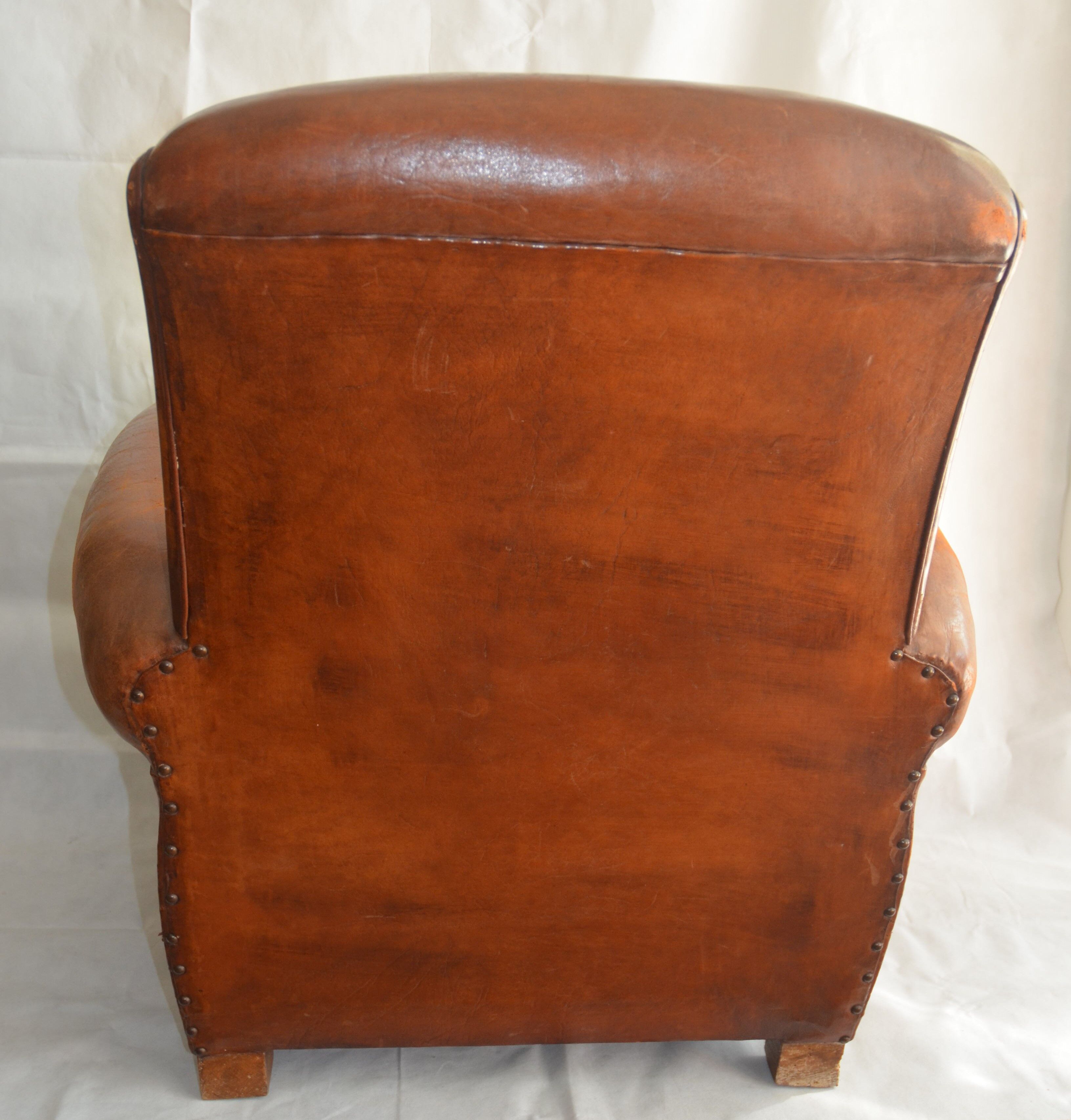 Leather armchair