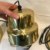 Scandinavian gold pendant lamp