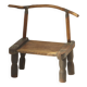Small vintage wooden Baoulé chair (West Africa) Circa 1960