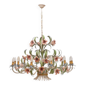 Florentine chandelier with 12 lights