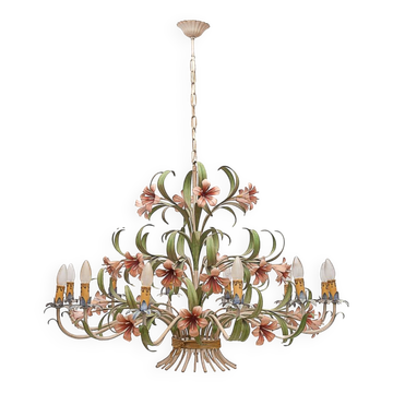 Florentine chandelier with 12 lights