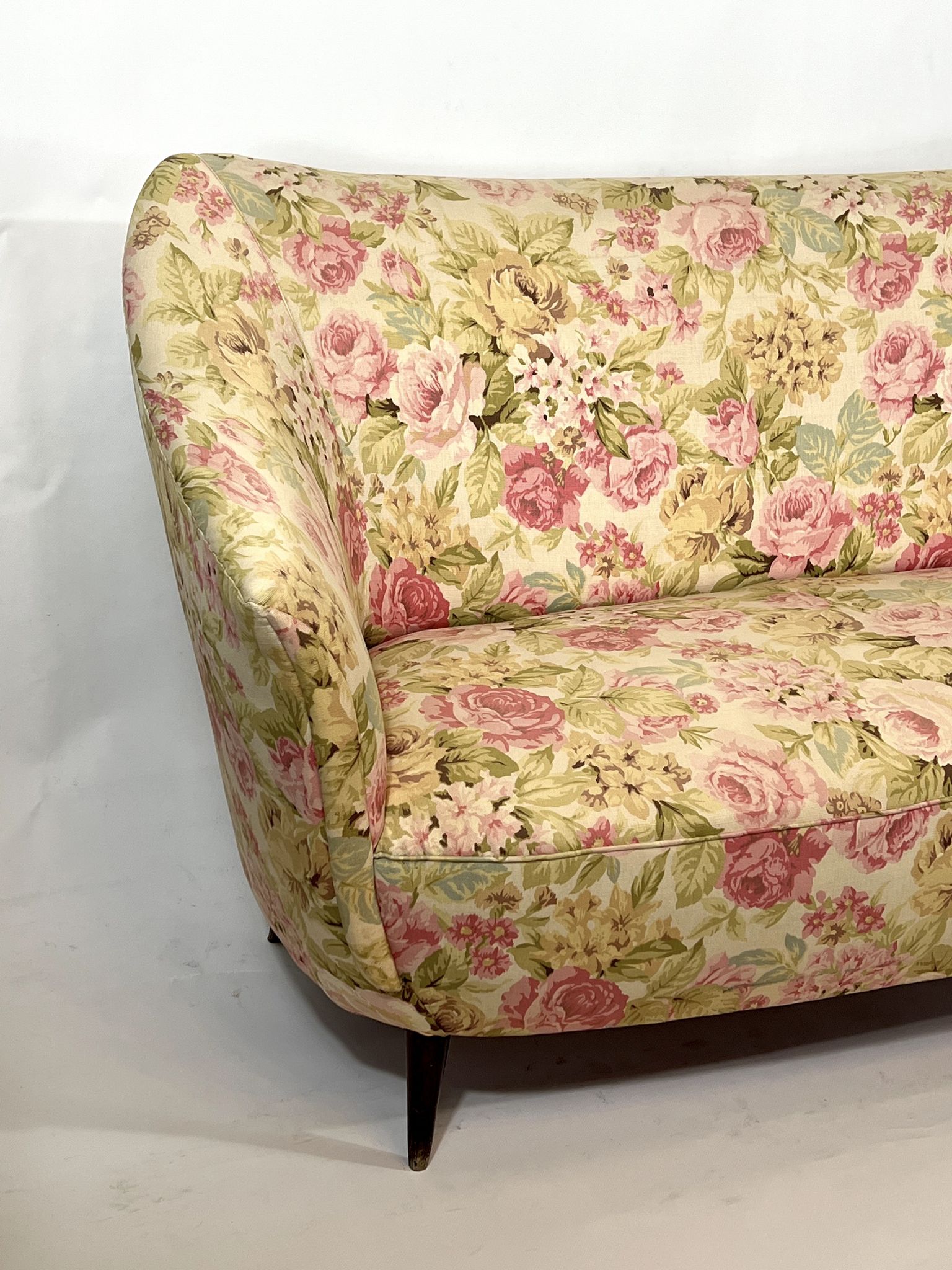 Mid-century Italian two-seater sofa