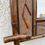 Antique bamboo coat rack / cloakroom (1920s era)