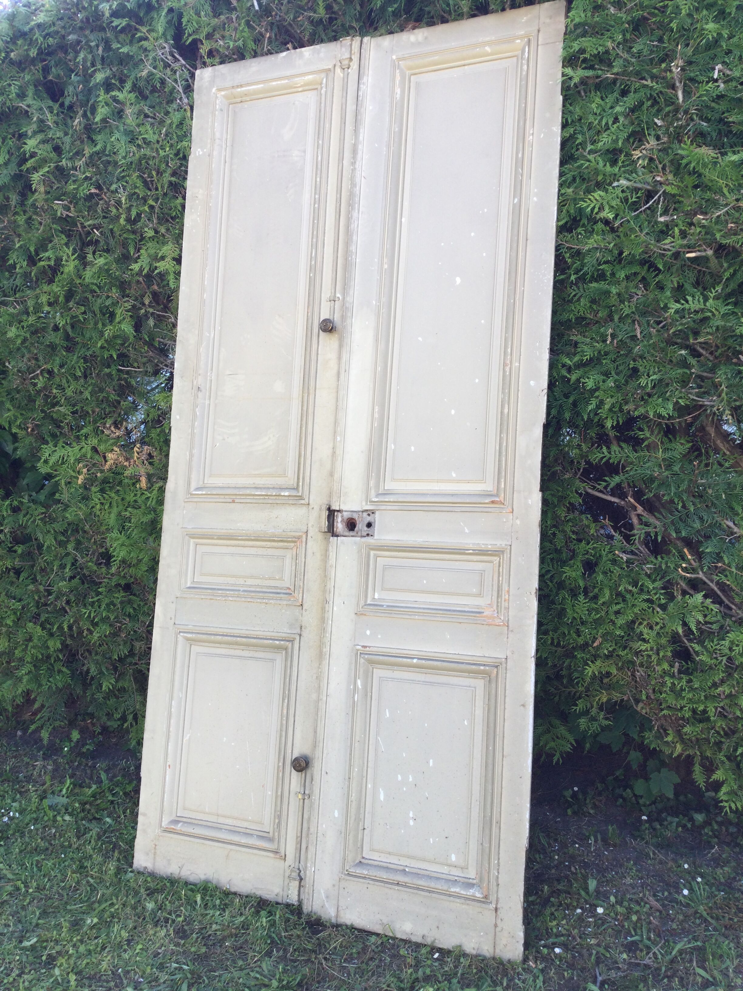 Paire de portes bois 270 cm
