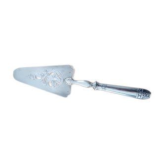 Art Deco silver cake shovel in its case