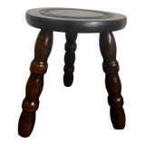 Wooden tripod stool for plant holder