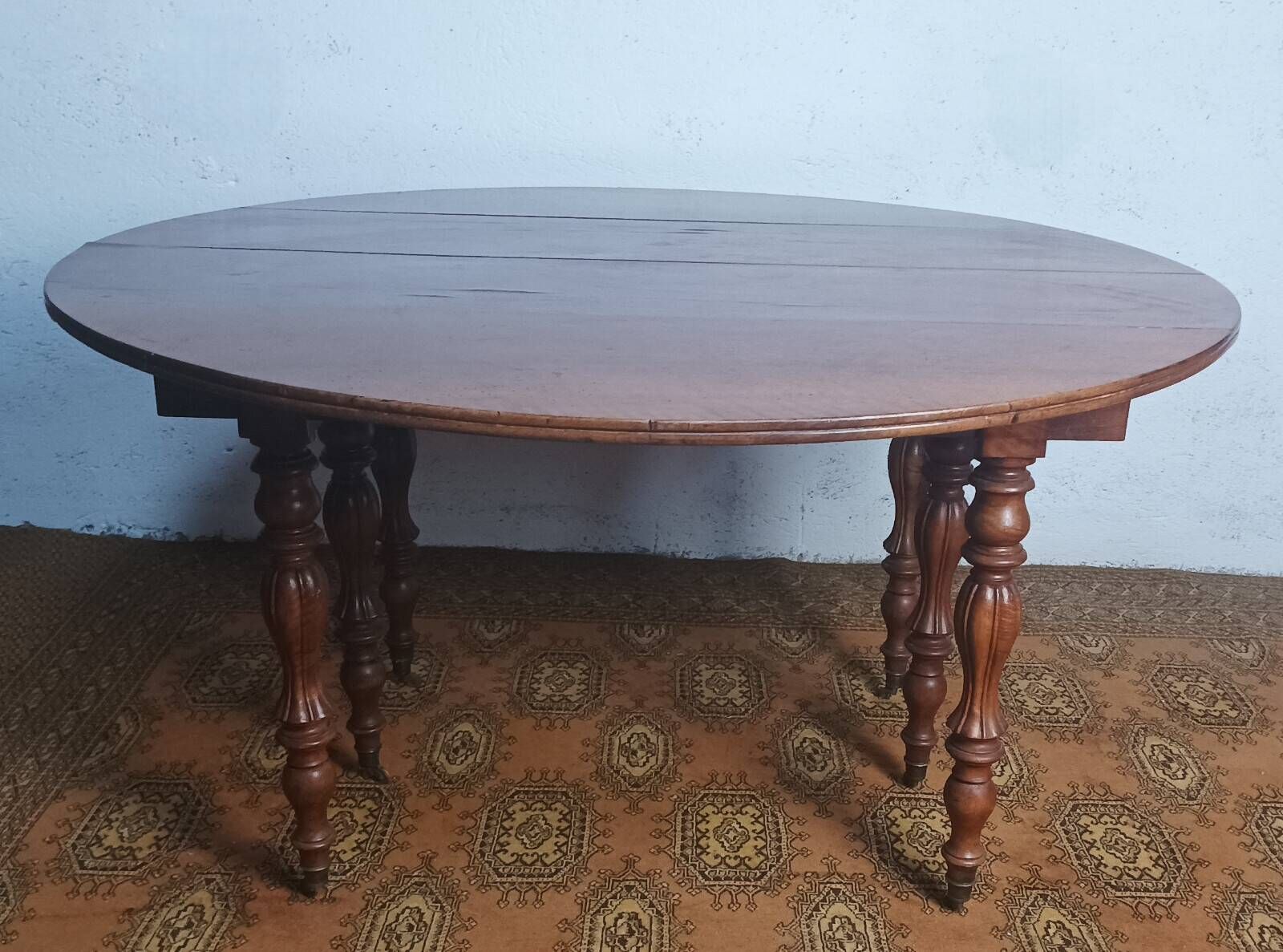 Louis Philippe period walnut table