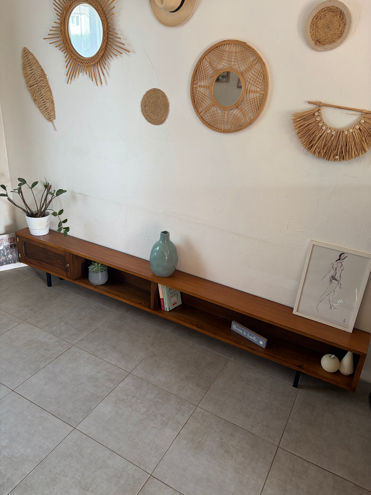 Vintage low enfilade (shallow)