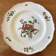 6 large flat antique plates in Saint-Amand earthenware (Nord)