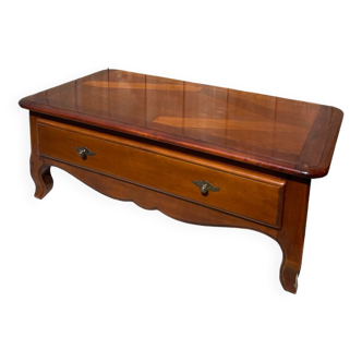 Cherry wood coffee table