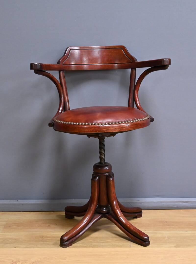 Stained Beech Office Chair  – 1930