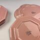 Set of 4 deep plates and 1 Tifanni dish.