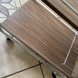 Vintage rolling serving table