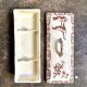 K&G Lunéville comb box in brown ironstone