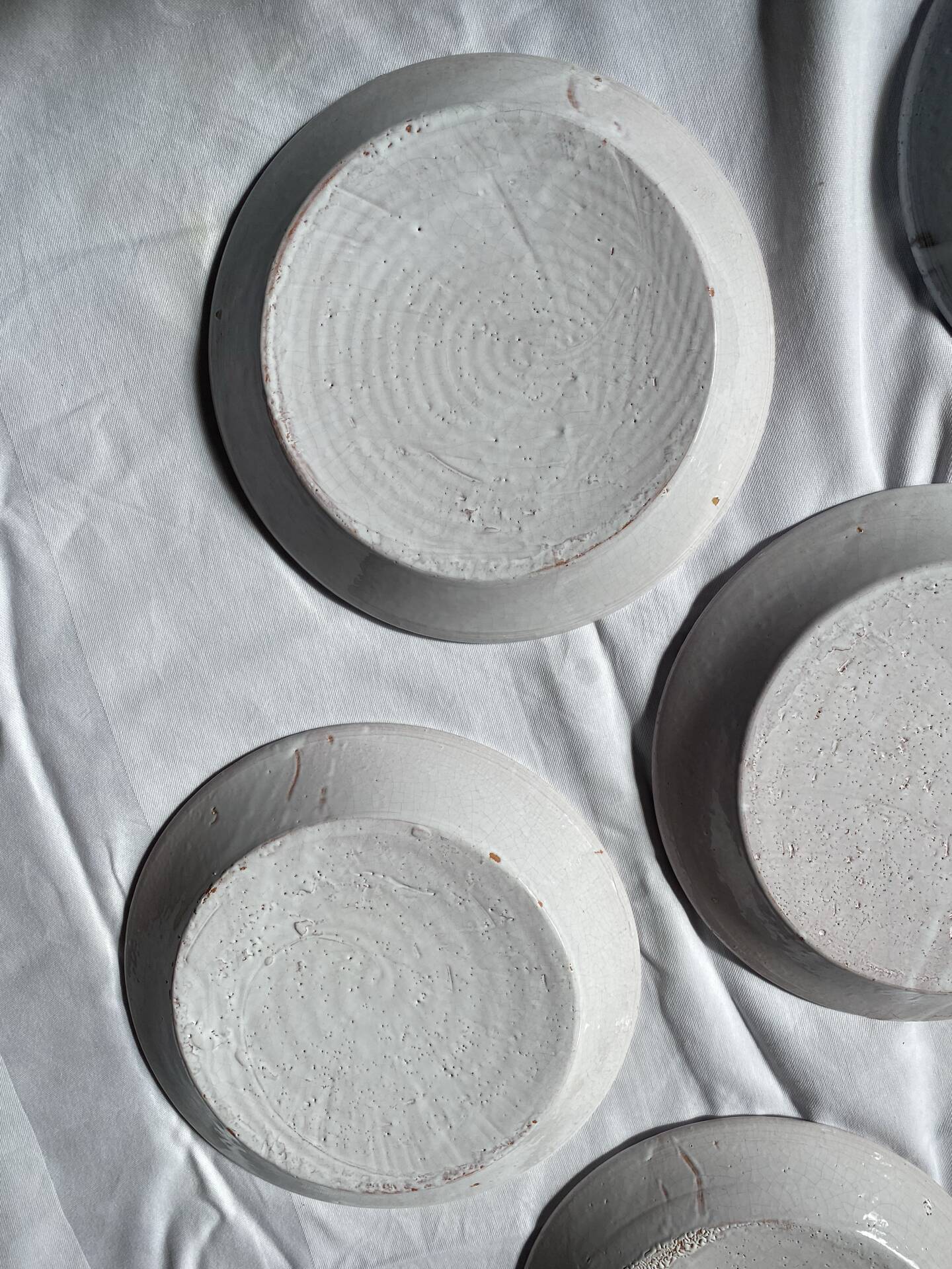 Antique plates in Nevers faience