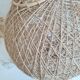 Vintage natural fiber ball suspension