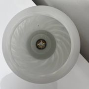 Lampe champignon Murano Italie vintage à décor de spirales