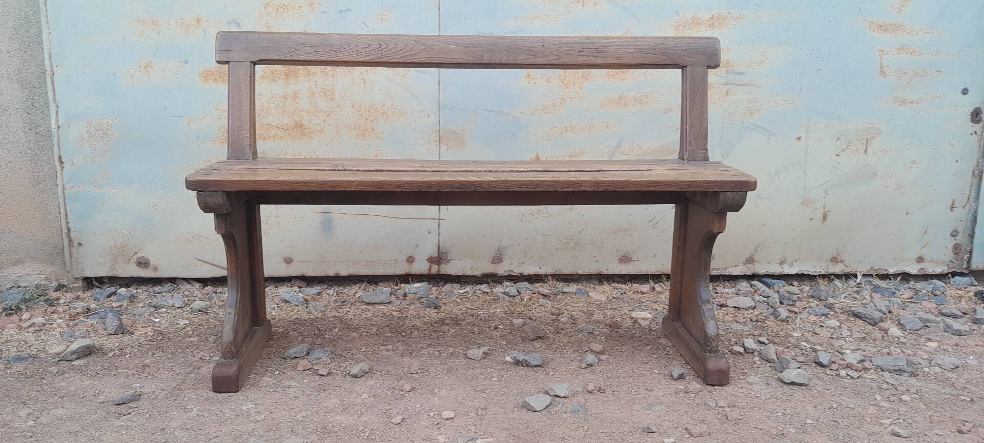 Small oak decorative bench