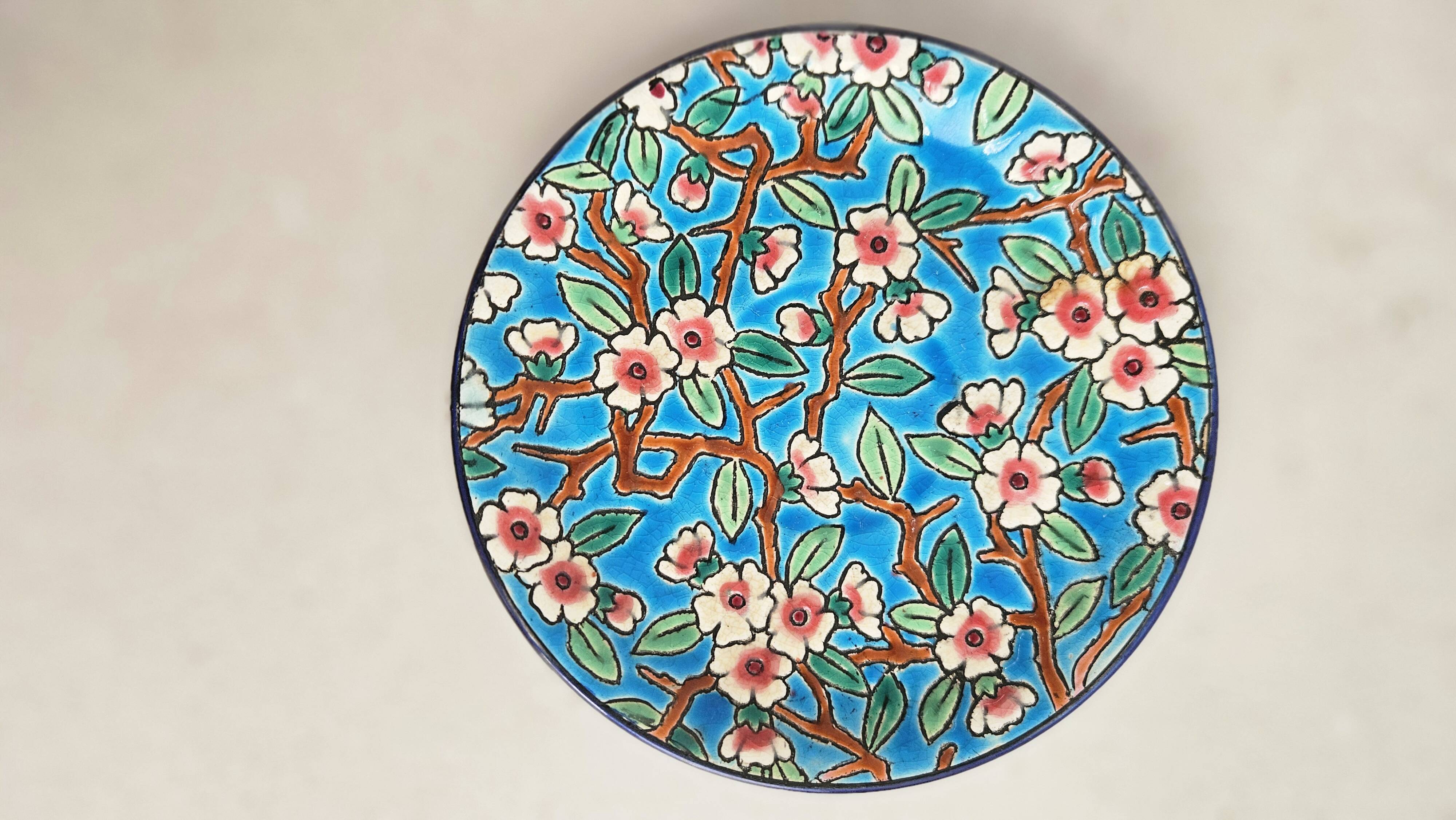 Complete tea/coffee service in Longwy enamel.