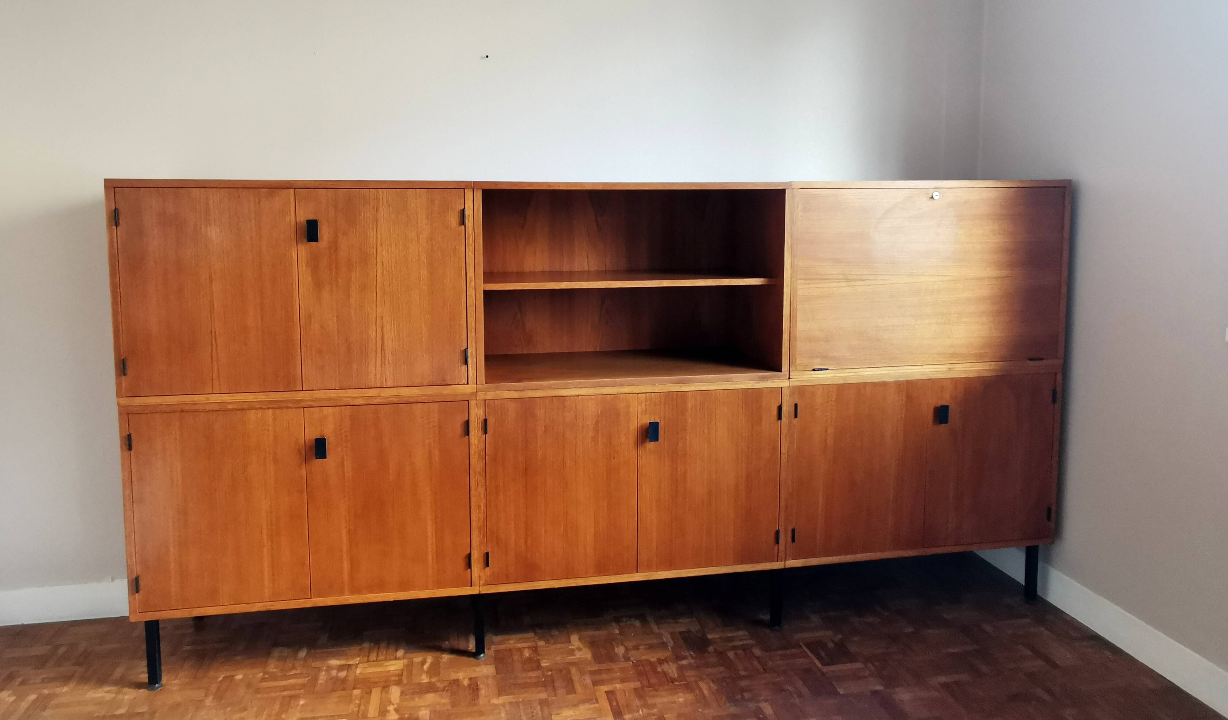 High modernist modular sideboard