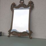 Vintage resin gold mirror