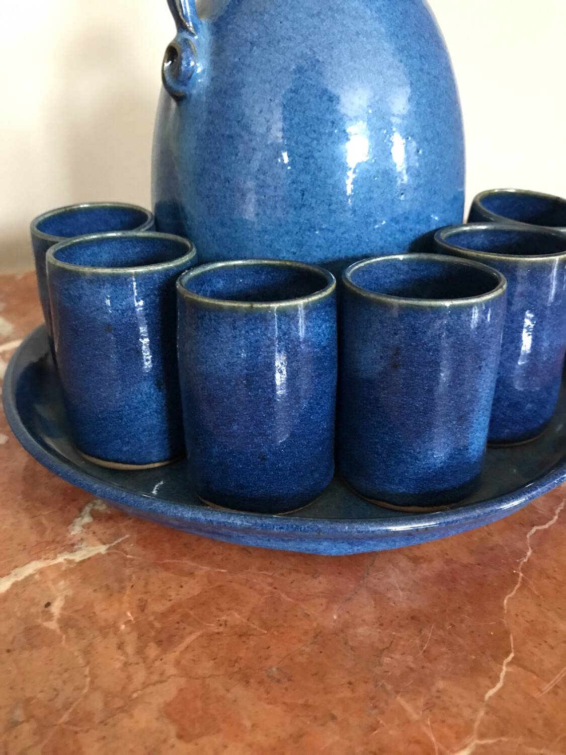 Service à liqueur céramique