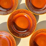 5 ceramic soup plates