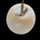 Cocoon Plissée chandelier by Aloys Gangkofner for Erco