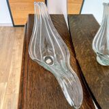 Large glass bowl Pompeii – Illuminated sculpture with free lines