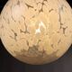 Vintage ceiling light in metal and blown glass, Italy, 1960s-1970s.