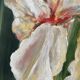 Floral painting on panel