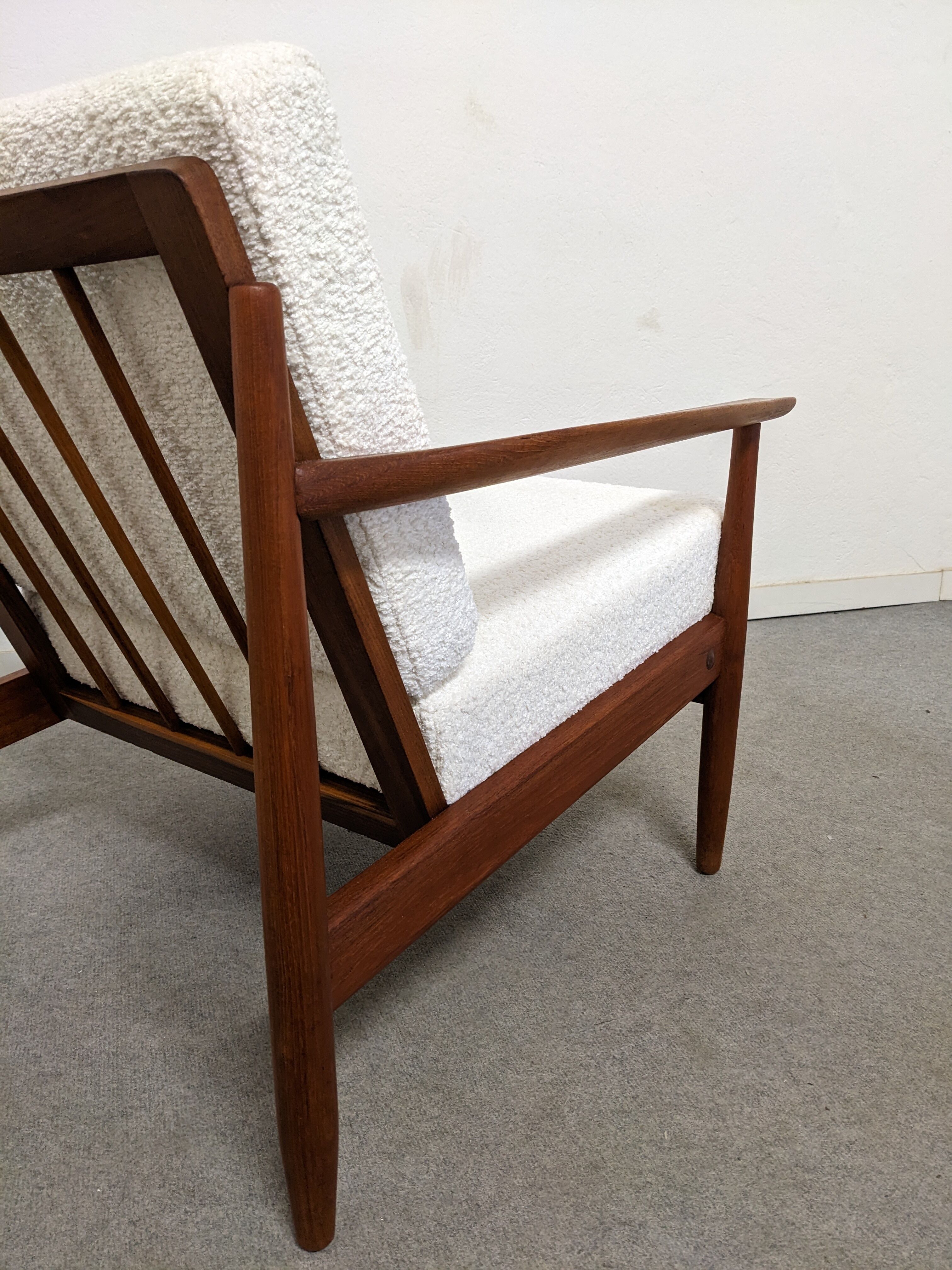 Pair of Danish teak armchairs from the 50s/60s