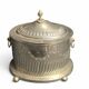 Crafts, Moroccan tea box, biscuits, silver-plated metal, 20th century