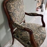 Louis Philippe style cabriolet armchair