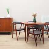 Ensemble de quatre chaises en teck, design danois, années 1960, designer: Ejner Larsen & Aksel Bender Madsen