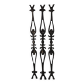 Brutalist wall decoration, 70s sculpture, metal