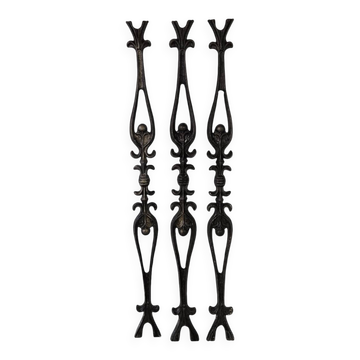 Brutalist wall decoration, 70s sculpture, metal