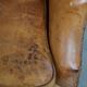 Vintage Armchair Made of Sheepskin Leather