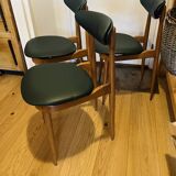 (Lot) 3 Chairs Pierre Guariche Model Licorne